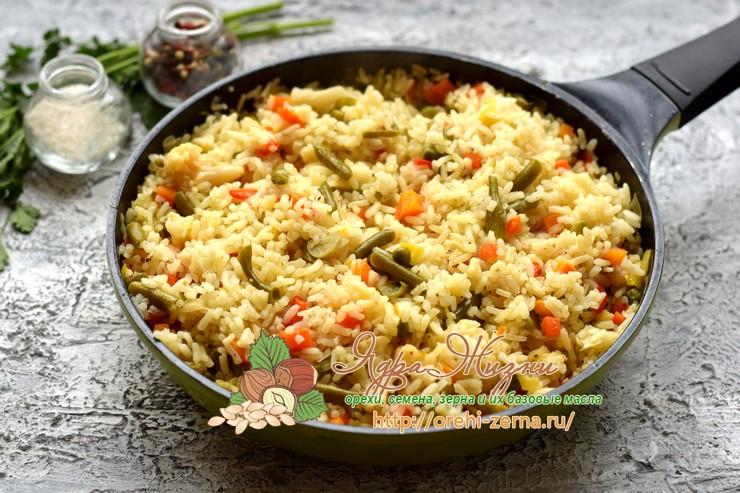 рис с овощами рецепт в домашних условиях
