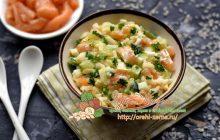 рисовый салат с лососем рецепт на праздничный стол