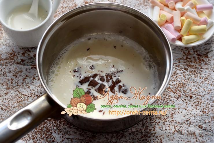 горячий шоколад с маршмеллоу рецепт в домашних условиях