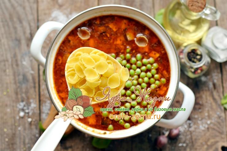 суп минестроне с фасолью рецепт в домашних условиях