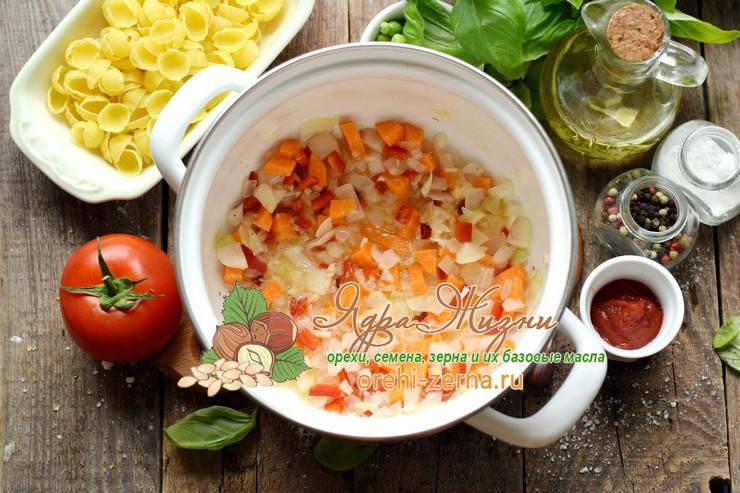 суп минестроне с фасолью рецепт пошагово