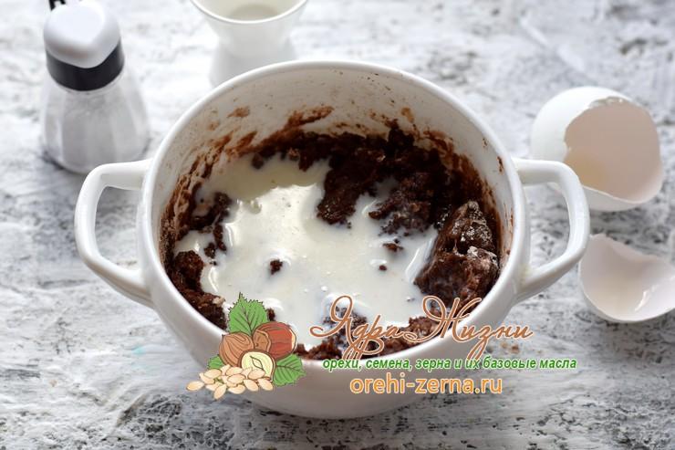 шоколадный кекс с какао в микроволновке рецепт в домашних условиях