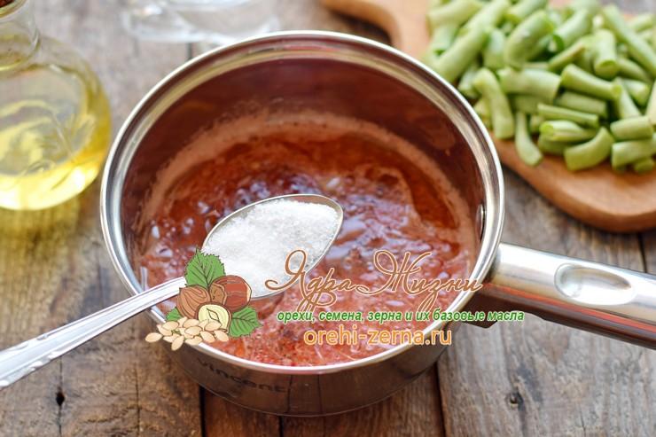 спаржевая фасоль в томатном соусе на зиму рецепт в домашних условиях