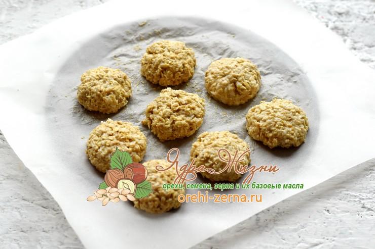 Овсяное печенье на кефире с кокосовой стружкой рецепт в домашних условиях
