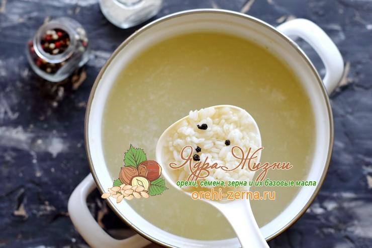 Рисовый суп с фрикадельками и щавелем рецепт в домашних условиях