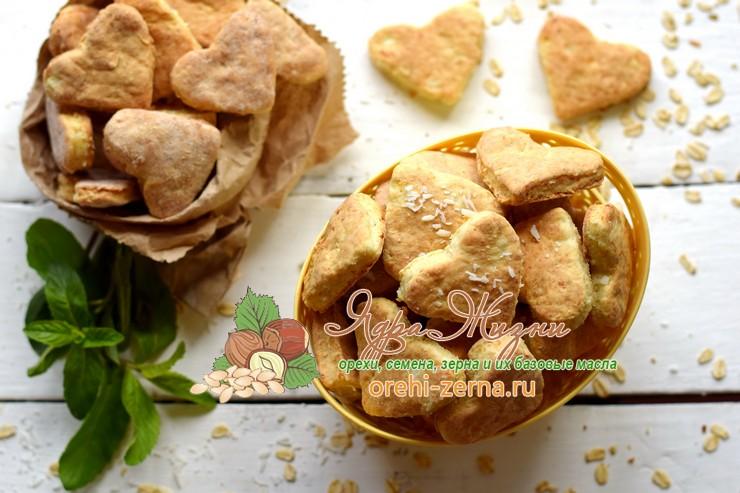 Творожное печенье с кокосовой стружкой рецепт в домашних условиях